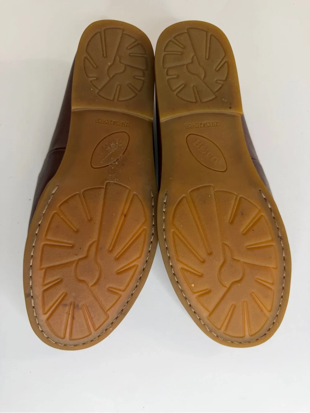 born handcrafted footwear Shoes Slides Clogs Mules Women Size 7.5M Burgundy